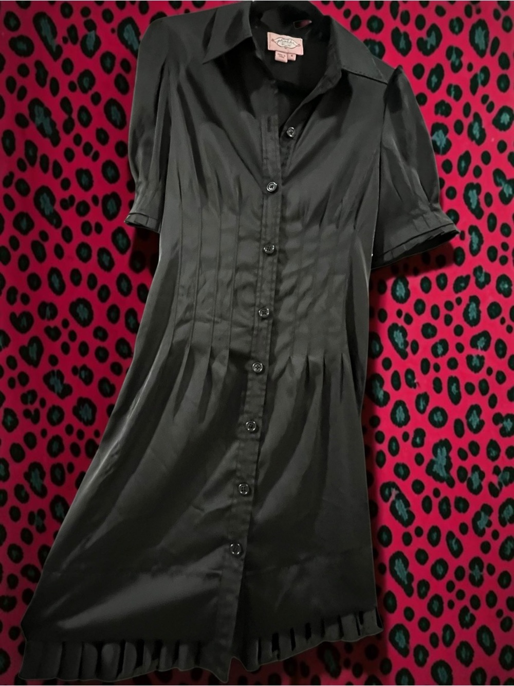 Vintage Phoebe Couture Black Dress Size: 4